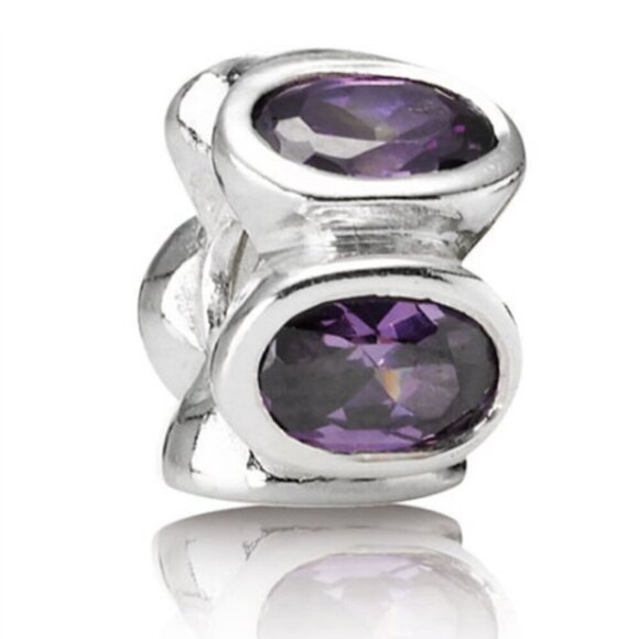 Pandora Jewelry - Pandora Purple Oval Lights ACZ Charm (790311ACZ)